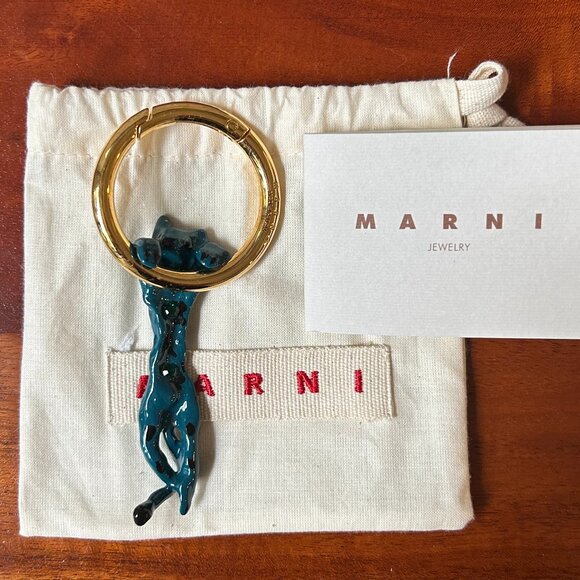 Marni Climbing Cat Key Ring, NEW! - Picture 2 of 3